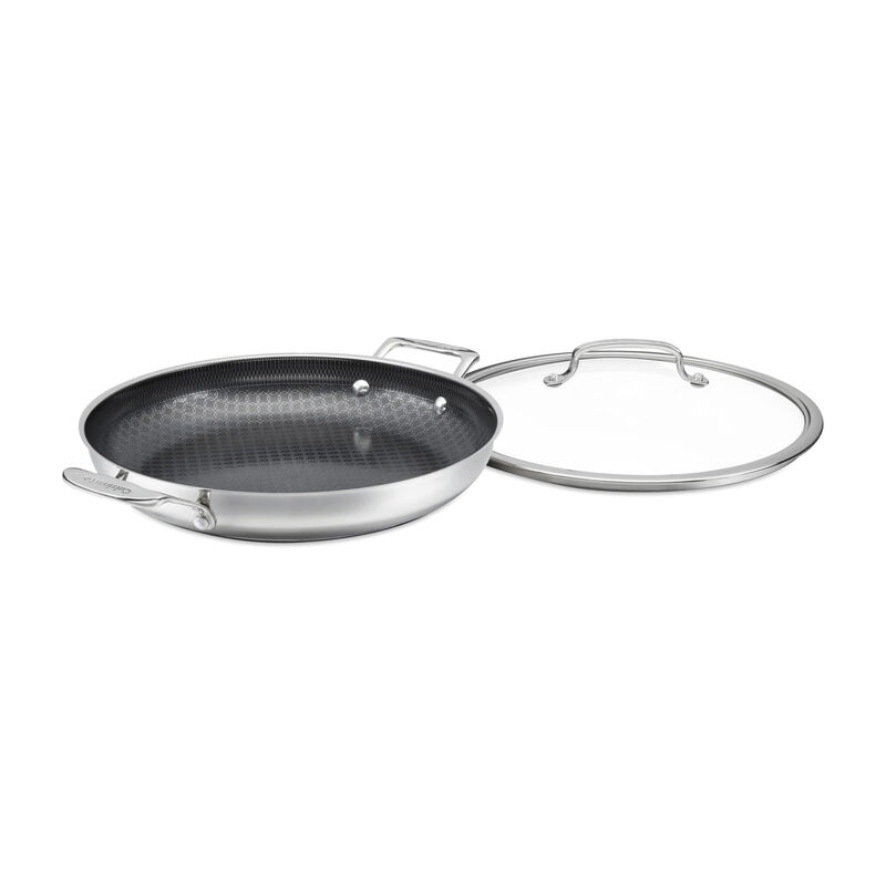 FusionPlus® Hybrid Stainless Steel 12" Everyday Pan with Lid