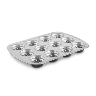 Chef's Classic Non-Stick 12-Cup Mini Fluted Cake Pan
