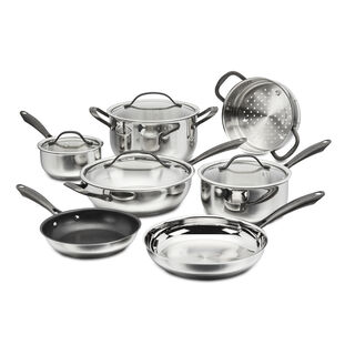 Radiant Pro Stainless with Brushed Titanium Finish 11-Pc Set