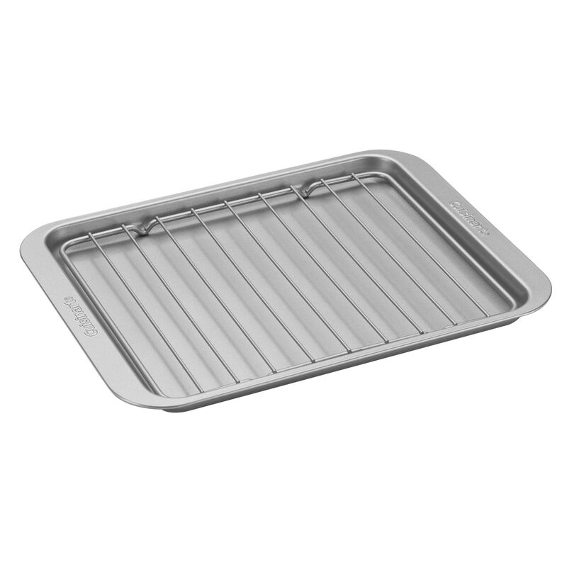 Chef's Classic Non-Stick 9"x11" Toaster Oven Broiling Pan w/Rack