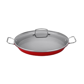 15″ Paella Pan with Glass Lid