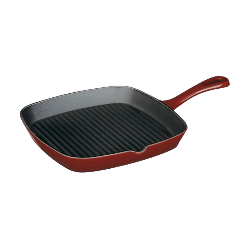 Chef’s Classic™ Enameled Cast Iron Cookware 9.25" Square Grill Pan