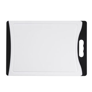 14 White Poly Board with Black