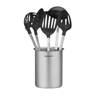 Crock with Barrel Handle Tools (Set of 6)