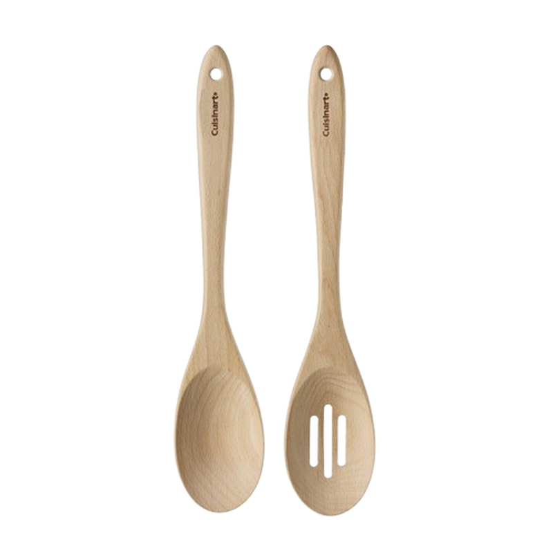 Beechwood 2pc Spoon Set (Solid and Slotted)