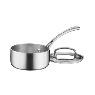 French Classic Tri-Ply Stainless 1 Qt. Saucepan with Cover