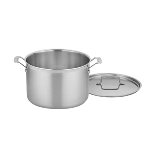 MultiClad Pro Triple Ply Stainless Cookware 12 Quart Stockpot with Cover